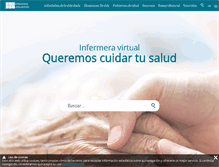 Tablet Screenshot of infermeravirtual.com